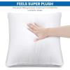 imageUtopia Bedding Bed Pillows for Sleeping White Queen Size Set of 6 Hotel Pillow Cooling Pillows for Side Back or Stomach SleepersWhite