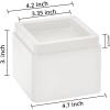 imageUtopia Bedding Bed Risers 2 Inch  Pack of 4  Adjustable Furniture Risers 2 ampamp 4 inch  Anti Slip Foam ampamp Rubber Pad  Stackable Bed Lifts Risers Heavy Duty for Sofa Bed Table Couch ampamp Chair BrownWhite