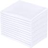 imageUtopia Bedding Cotton Blend Pillowcases Standard Size  12 Pack  T180 Bulk Pillowcase Set Perfect for Home Hospital ampamp Hotel Quality Pillow Covers 20 X 26 Standard White