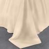 imageUtopia Bedding Flat Sheet  1 Pack Twin Navy Soft Brushed Microfiber Fabric  Shrinkage ampamp Fade Resistant Top Sheet  Easy Care Bed SheetBeige