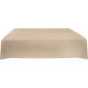 imageUtopia Bedding Flat Sheet  1 Pack Twin Navy Soft Brushed Microfiber Fabric  Shrinkage ampamp Fade Resistant Top Sheet  Easy Care Bed SheetBeige