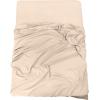 imageUtopia Bedding Flat Sheet  1 Pack Twin Navy Soft Brushed Microfiber Fabric  Shrinkage ampamp Fade Resistant Top Sheet  Easy Care Bed SheetBeige