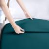 imageUtopia Bedding Flat Sheet  1 Pack Twin Navy Soft Brushed Microfiber Fabric  Shrinkage ampamp Fade Resistant Top Sheet  Easy Care Bed SheetTeal