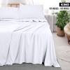 imageUtopia Bedding Flat Sheet  1 Pack Twin Navy Soft Brushed Microfiber Fabric  Shrinkage ampamp Fade Resistant Top Sheet  Easy Care Bed SheetWhite
