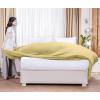 imageUtopia Bedding Flat Sheet  1 Pack Twin Navy Soft Brushed Microfiber Fabric  Shrinkage ampamp Fade Resistant Top Sheet  Easy Care Bed SheetYellow