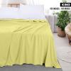 imageUtopia Bedding Flat Sheet  1 Pack Twin Navy Soft Brushed Microfiber Fabric  Shrinkage ampamp Fade Resistant Top Sheet  Easy Care Bed SheetYellow