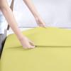 imageUtopia Bedding Flat Sheet  1 Pack Twin Navy Soft Brushed Microfiber Fabric  Shrinkage ampamp Fade Resistant Top Sheet  Easy Care Bed SheetYellow