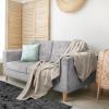 imageUtopia Bedding Khaki 100 Cotton Blanket Throw Size  60x50 Inch 350GSM Lightweight Soft and Breathable Thermal Blanket for All Seasons Pack of 10