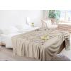 imageUtopia Bedding Khaki 100 Cotton Blanket Throw Size  60x50 Inch 350GSM Lightweight Soft and Breathable Thermal Blanket for All Seasons Pack of 10