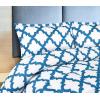 imageUtopia Bedding Printed Comforter Set with 2 Pillow Shams  Luxurious Brushed Microfiber  Down Alternative Comforter  Soft and Comfortable Bulk Pack of 3 KingCal King White Blue