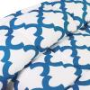 imageUtopia Bedding Printed Comforter Set with 2 Pillow Shams  Luxurious Brushed Microfiber  Down Alternative Comforter  Soft and Comfortable Bulk Pack of 3 KingCal King White Blue
