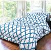 imageUtopia Bedding Printed Comforter Set with 2 Pillow Shams  Luxurious Brushed Microfiber  Down Alternative Comforter  Soft and Comfortable Bulk Pack of 3 KingCal King White Blue