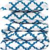 imageUtopia Bedding Printed Comforter Set with 2 Pillow Shams  Luxurious Brushed Microfiber  Down Alternative Comforter  Soft and Comfortable Bulk Pack of 3 KingCal King White Blue