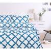 imageUtopia Bedding Printed Comforter Set with 2 Pillow Shams  Luxurious Brushed Microfiber  Down Alternative Comforter  Soft and Comfortable Bulk Pack of 3 KingCal King White Blue