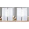 imageUtopia Bedding Sheer Curtains Aqua 2 Panels Set Rod Pocket Drapes 54W x 63L Inches Luxurious Window Treatment Voile for Bedroom and Living RoomWhite