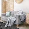 imageUtopia Bedding Silver 100 Cotton Blanket Throw Size  60x50 Inch 350GSM Lightweight Soft and Breathable Thermal Blanket for All Seasons Pack of 10