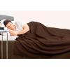 imageUtopia Bedding Sky Blue 100 Cotton Blanket Queen Size  90x90 Inch 350GSM Lightweight Soft and Breathable Thermal Blanket for All SeasonsBrown