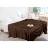 imageUtopia Bedding Sky Blue 100 Cotton Blanket Queen Size  90x90 Inch 350GSM Lightweight Soft and Breathable Thermal Blanket for All SeasonsBrown