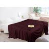 imageUtopia Bedding Sky Blue 100 Cotton Blanket Queen Size  90x90 Inch 350GSM Lightweight Soft and Breathable Thermal Blanket for All SeasonsBurgundy