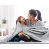 imageUtopia Bedding Sky Blue 100 Cotton Blanket Queen Size  90x90 Inch 350GSM Lightweight Soft and Breathable Thermal Blanket for All SeasonsCool Grey