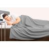imageUtopia Bedding Sky Blue 100 Cotton Blanket Queen Size  90x90 Inch 350GSM Lightweight Soft and Breathable Thermal Blanket for All SeasonsCool Grey