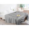 imageUtopia Bedding Sky Blue 100 Cotton Blanket Queen Size  90x90 Inch 350GSM Lightweight Soft and Breathable Thermal Blanket for All SeasonsCool Grey