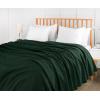 imageUtopia Bedding Sky Blue 100 Cotton Blanket Queen Size  90x90 Inch 350GSM Lightweight Soft and Breathable Thermal Blanket for All SeasonsForest Green