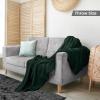 imageUtopia Bedding Sky Blue 100 Cotton Blanket Queen Size  90x90 Inch 350GSM Lightweight Soft and Breathable Thermal Blanket for All SeasonsForest Green