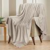imageUtopia Bedding Sky Blue 100 Cotton Blanket Queen Size  90x90 Inch 350GSM Lightweight Soft and Breathable Thermal Blanket for All SeasonsKhaki