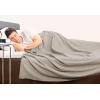 imageUtopia Bedding Sky Blue 100 Cotton Blanket Queen Size  90x90 Inch 350GSM Lightweight Soft and Breathable Thermal Blanket for All SeasonsKhaki