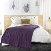 imageUtopia Bedding Sky Blue 100 Cotton Blanket Queen Size  90x90 Inch 350GSM Lightweight Soft and Breathable Thermal Blanket for All SeasonsPlum