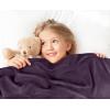imageUtopia Bedding Sky Blue 100 Cotton Blanket Queen Size  90x90 Inch 350GSM Lightweight Soft and Breathable Thermal Blanket for All SeasonsPlum