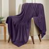 imageUtopia Bedding Sky Blue 100 Cotton Blanket Queen Size  90x90 Inch 350GSM Lightweight Soft and Breathable Thermal Blanket for All SeasonsPlum