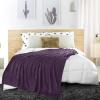 imageUtopia Bedding Sky Blue 100 Cotton Blanket Queen Size  90x90 Inch 350GSM Lightweight Soft and Breathable Thermal Blanket for All SeasonsPlum