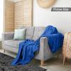 imageUtopia Bedding Sky Blue 100 Cotton Blanket Queen Size  90x90 Inch 350GSM Lightweight Soft and Breathable Thermal Blanket for All SeasonsRoyal Blue