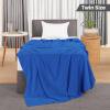 imageUtopia Bedding Sky Blue 100 Cotton Blanket Queen Size  90x90 Inch 350GSM Lightweight Soft and Breathable Thermal Blanket for All SeasonsRoyal Blue