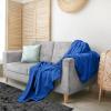 imageUtopia Bedding Sky Blue 100 Cotton Blanket Queen Size  90x90 Inch 350GSM Lightweight Soft and Breathable Thermal Blanket for All SeasonsRoyal Blue