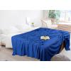 imageUtopia Bedding Sky Blue 100 Cotton Blanket Queen Size  90x90 Inch 350GSM Lightweight Soft and Breathable Thermal Blanket for All SeasonsRoyal Blue