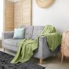 imageUtopia Bedding Sky Blue 100 Cotton Blanket Queen Size  90x90 Inch 350GSM Lightweight Soft and Breathable Thermal Blanket for All SeasonsSage Green