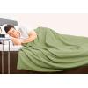 imageUtopia Bedding Sky Blue 100 Cotton Blanket Queen Size  90x90 Inch 350GSM Lightweight Soft and Breathable Thermal Blanket for All SeasonsSage Green