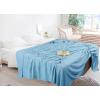 imageUtopia Bedding Sky Blue 100 Cotton Blanket Queen Size  90x90 Inch 350GSM Lightweight Soft and Breathable Thermal Blanket for All SeasonsSky Blue