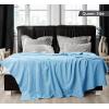 imageUtopia Bedding Sky Blue 100 Cotton Blanket Queen Size  90x90 Inch 350GSM Lightweight Soft and Breathable Thermal Blanket for All SeasonsSky Blue