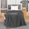 imageUtopia Bedding Sky Blue 100 Cotton Blanket Queen Size  90x90 Inch 350GSM Lightweight Soft and Breathable Thermal Blanket for All SeasonsSmoke Gray