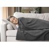 imageUtopia Bedding Sky Blue 100 Cotton Blanket Queen Size  90x90 Inch 350GSM Lightweight Soft and Breathable Thermal Blanket for All SeasonsSmoke Gray