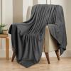 imageUtopia Bedding Sky Blue 100 Cotton Blanket Queen Size  90x90 Inch 350GSM Lightweight Soft and Breathable Thermal Blanket for All SeasonsSmoke Gray