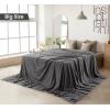imageUtopia Bedding Sky Blue 100 Cotton Blanket Queen Size  90x90 Inch 350GSM Lightweight Soft and Breathable Thermal Blanket for All SeasonsSmoke Gray