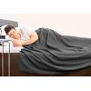 imageUtopia Bedding Sky Blue 100 Cotton Blanket Queen Size  90x90 Inch 350GSM Lightweight Soft and Breathable Thermal Blanket for All SeasonsSmoke Gray