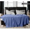 imageUtopia Bedding Sky Blue 100 Cotton Blanket Queen Size  90x90 Inch 350GSM Lightweight Soft and Breathable Thermal Blanket for All SeasonsWedgewood