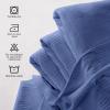 imageUtopia Bedding Sky Blue 100 Cotton Blanket Queen Size  90x90 Inch 350GSM Lightweight Soft and Breathable Thermal Blanket for All SeasonsWedgewood