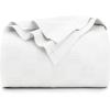 imageUtopia Bedding Sky Blue 100 Cotton Blanket Queen Size  90x90 Inch 350GSM Lightweight Soft and Breathable Thermal Blanket for All SeasonsWhite